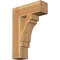 Ekena Millwork Merced Block Rough Sawn Bracket, Western Red Cedar, 6"W x 20"D x 28"H BKT06X20X28MRC05RWR - alternate 1
